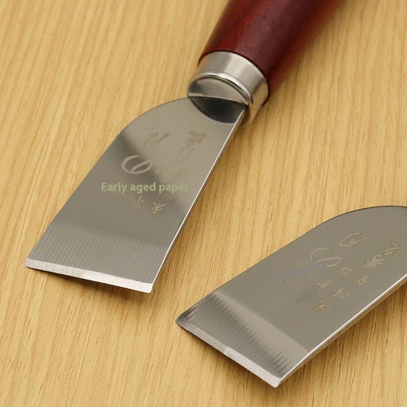 【新品】革漉きナイフ 木製ハンドル付き革漉きナイフ DIYレ - Leatherwork Projects のレビューと価格