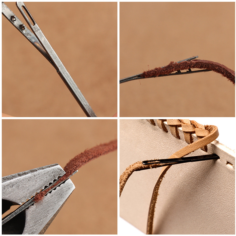 革糸針革ロープ針革糸ガンカラー針牛革レザーピンツール DIY - Leatherwork Thread のレビューと価格
