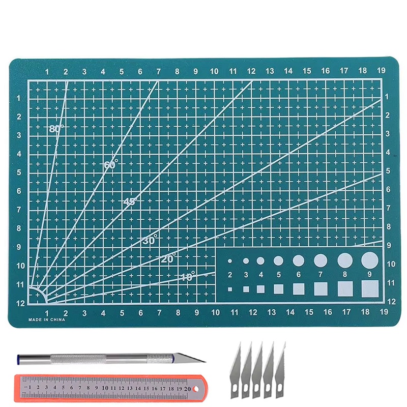 PVC カッティングマットセット A3/A4/A5 クラフト - Leatherwork Vise のレビューと価格